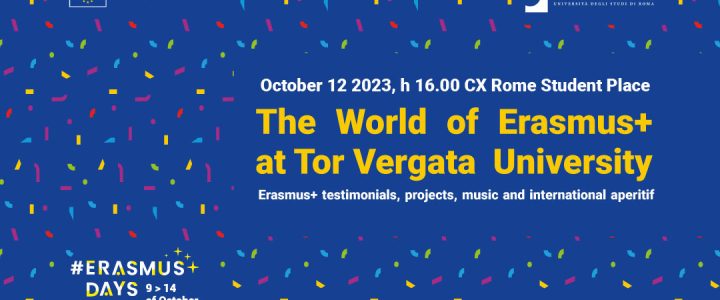 ErasmusDays 2023 – The World of Erasmus+ at Tor Vergata University